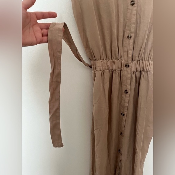 Thread and supply tencel button down midi dress belted - Picture 7 of 12